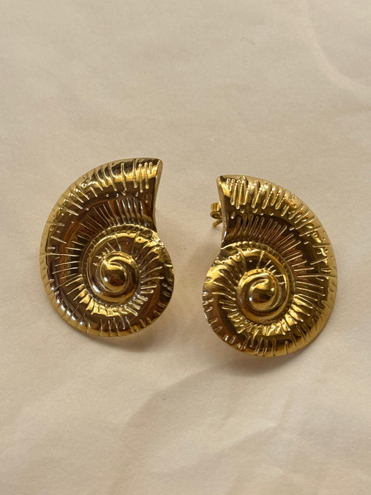 Orecchini Conchiglia Spirale