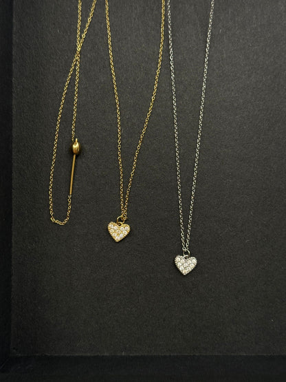 Collana micro cuoricino