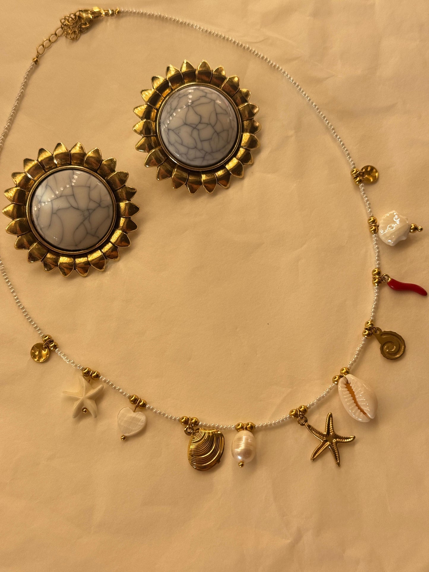 Collana bianca Charm Estate