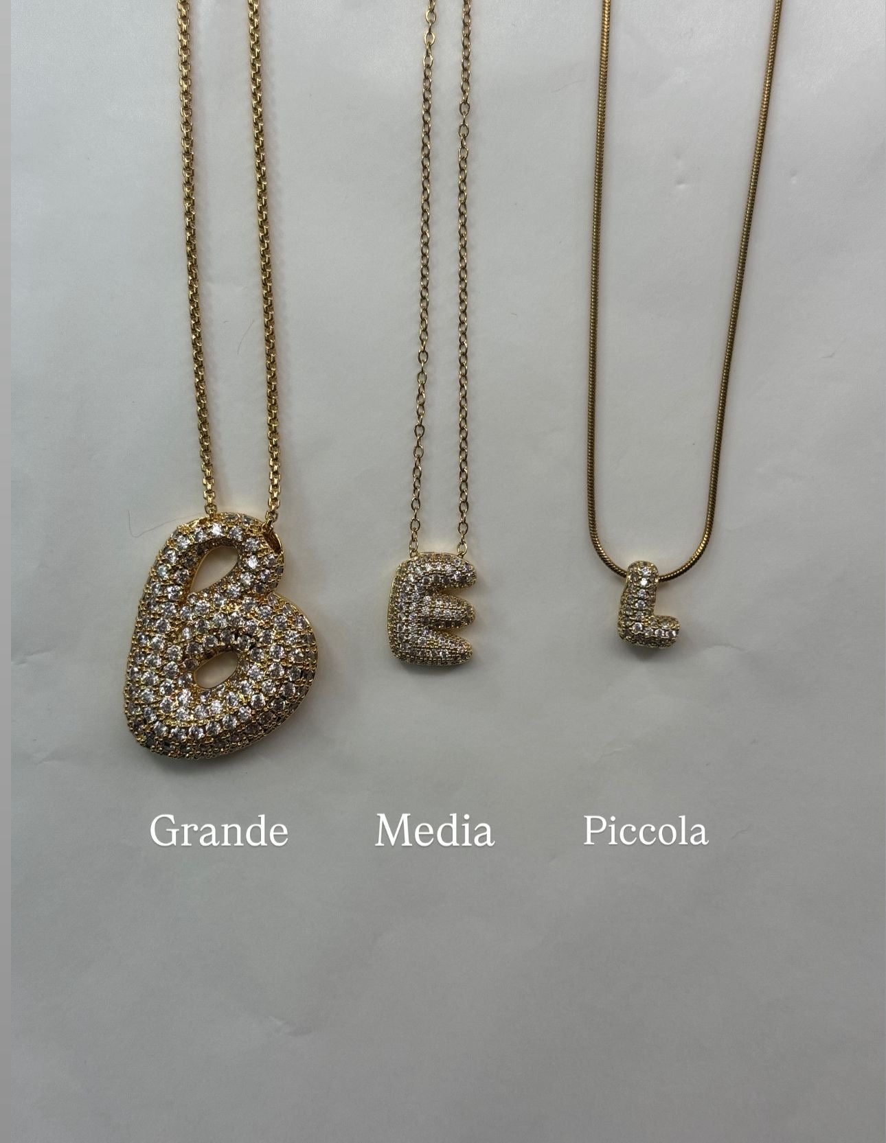 Collana Lettera Bubble media