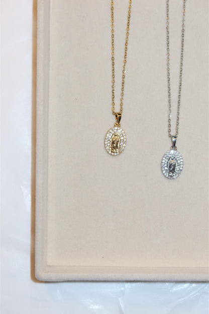 Collana Madonnina brillantini