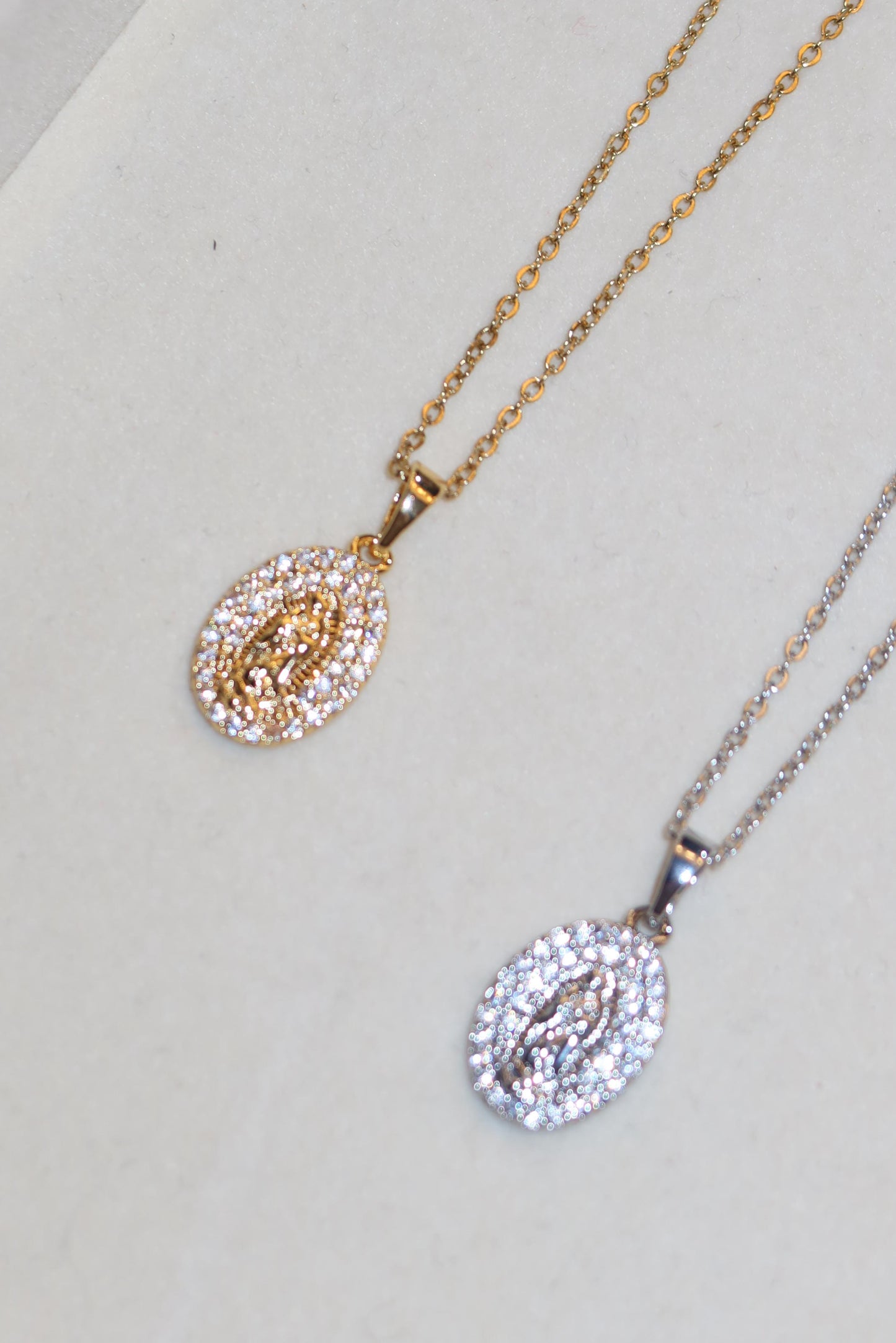 Collana Madonnina brillantini