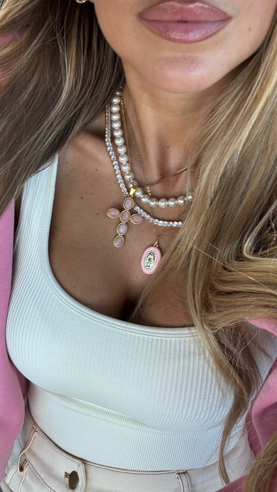 Collana Madonnina Color