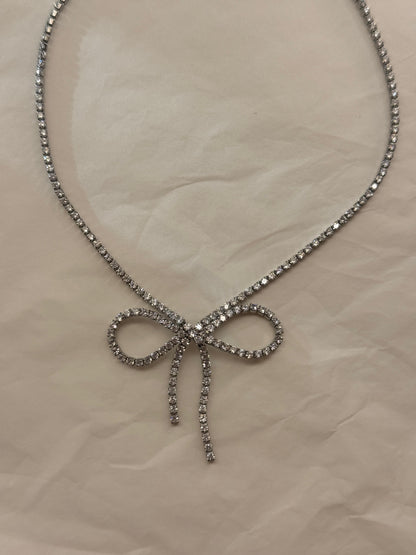 Collana Tennis con Fiocco