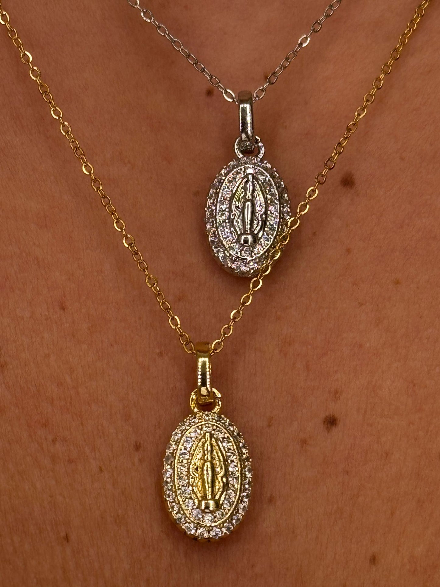 Collana madonnina confetto mini