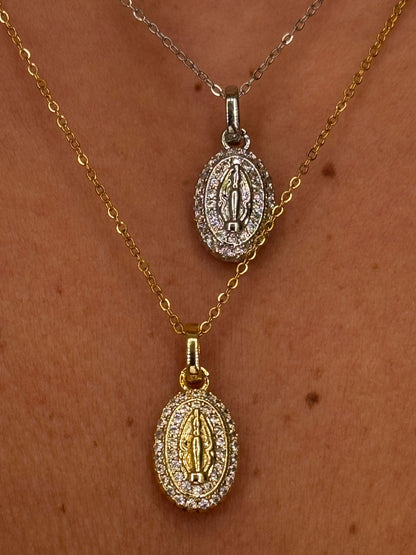 Collana madonnina confetto mini