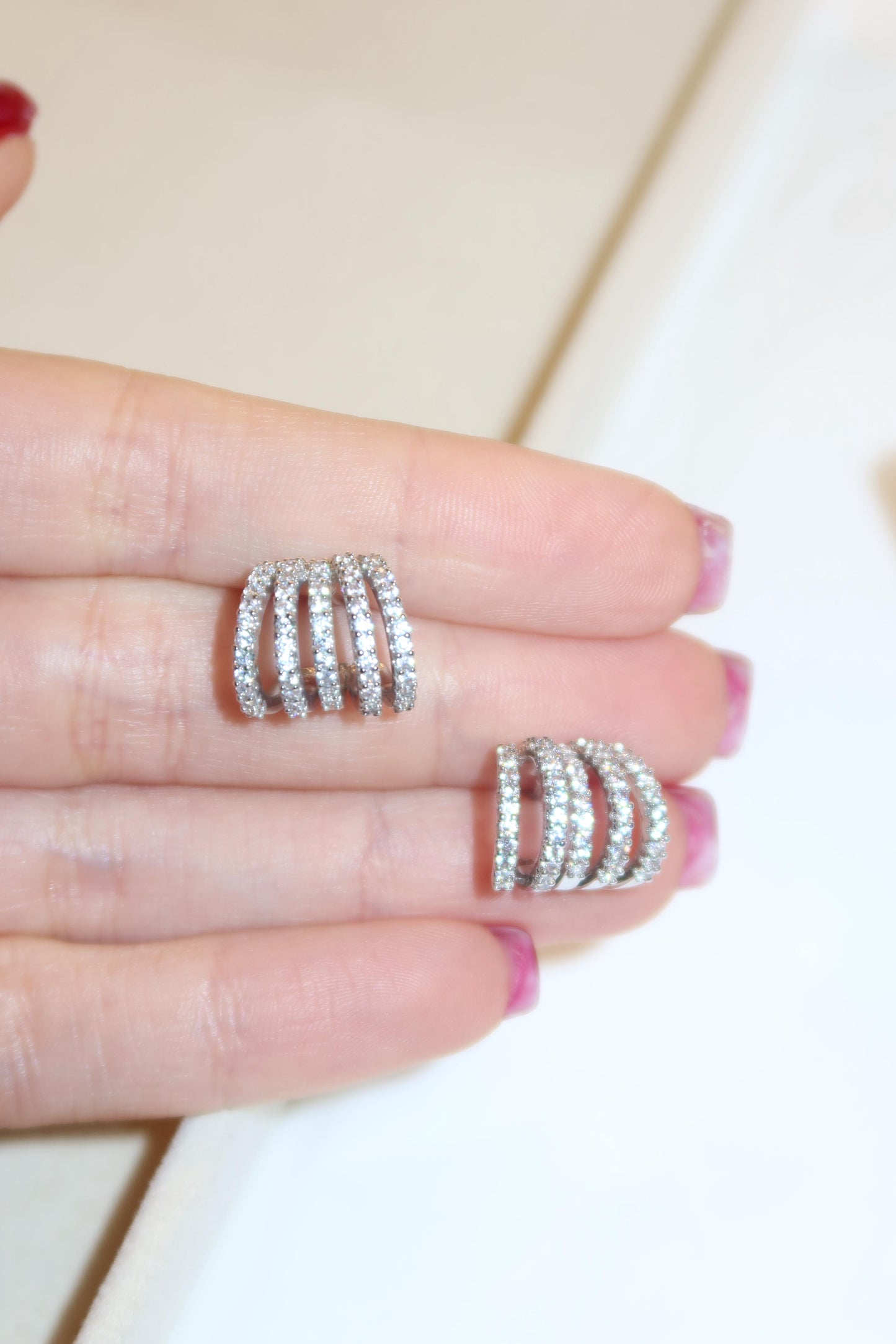 Orecchini fasce Tennis mini