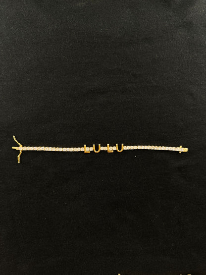 Bracciale tennis personalizzato