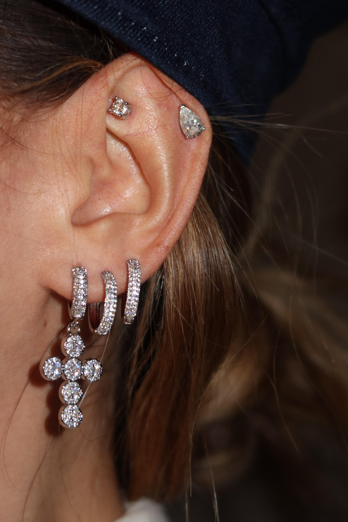 Orecchini Croci Tonde