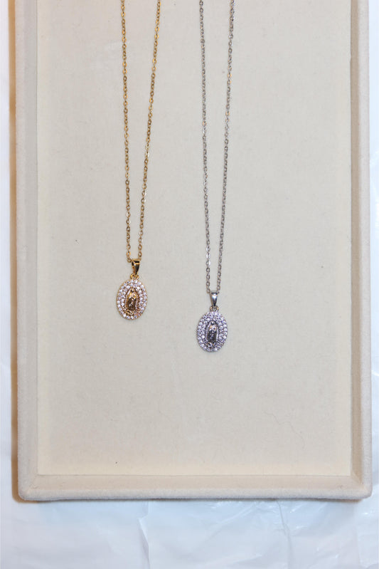 Collana Madonnina brillantini