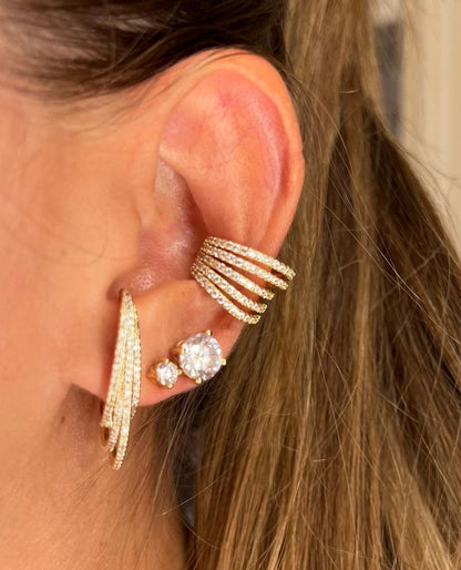 MONO Orecchino scia glitter