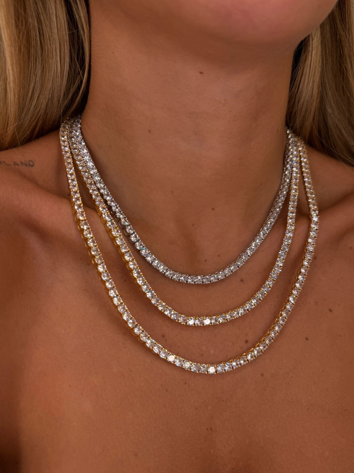 Collana tennis luxury