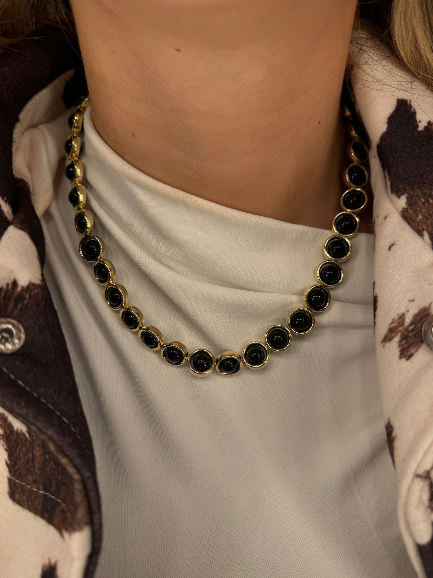 Collana PERLE BLACK GOLD