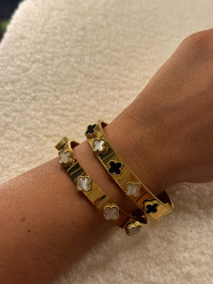 Bracciale rigido simil Van Cl**f
