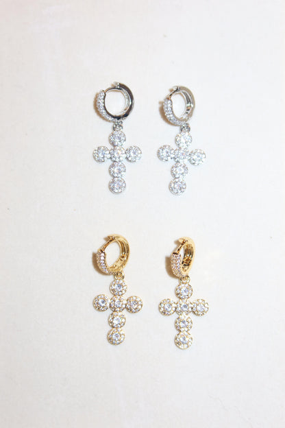Orecchini Croci Tonde