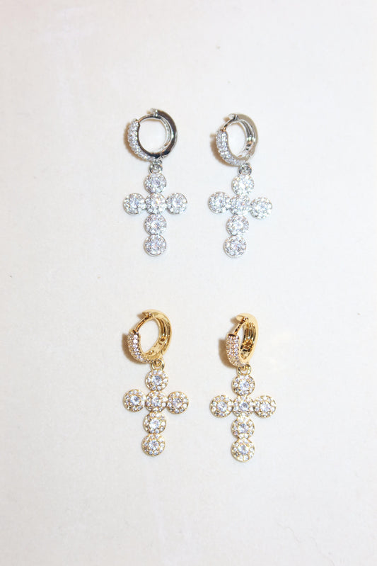 Orecchini Croci Tonde