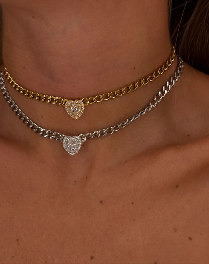 Chocker groumette + cuore