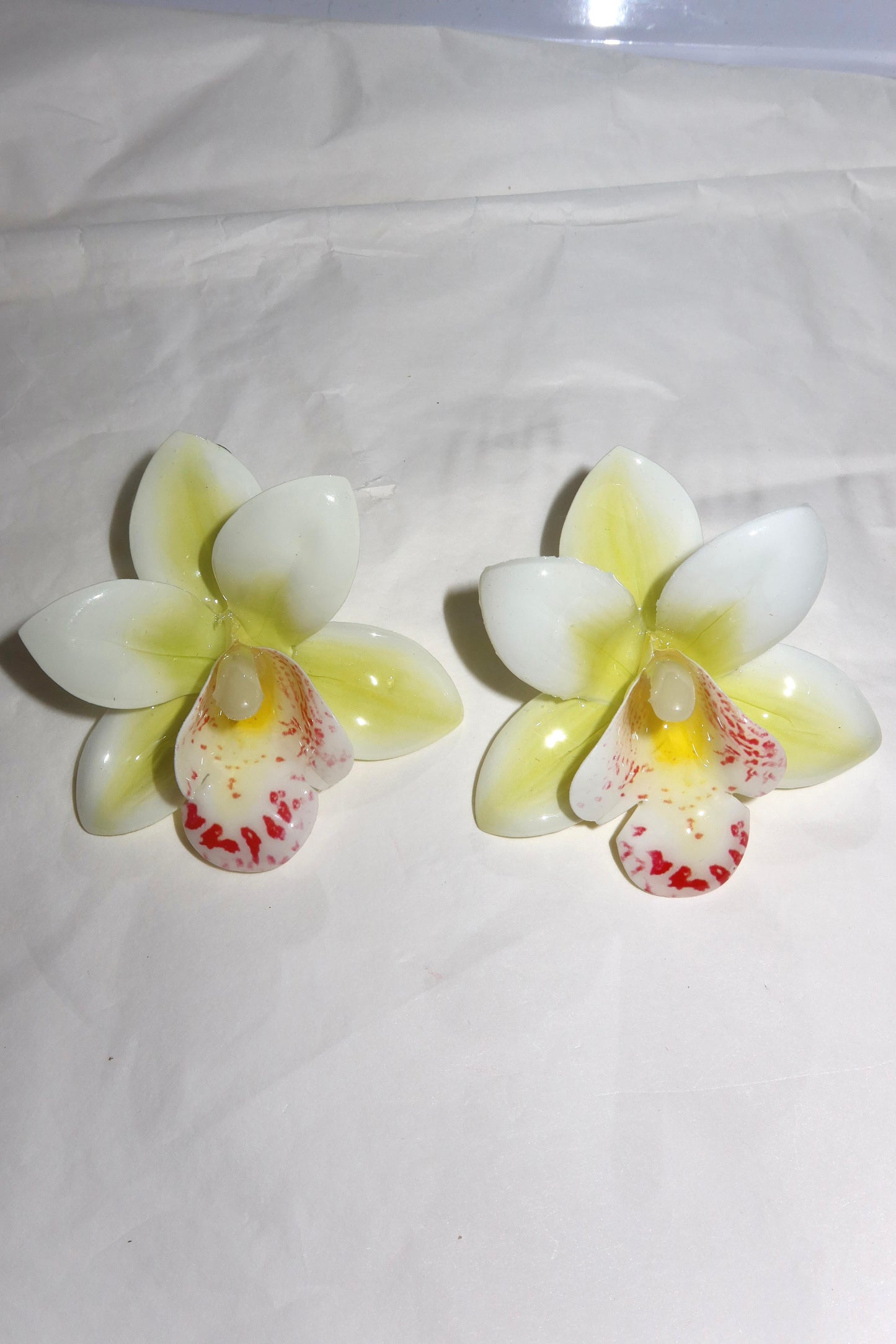 Orecchini Fiori Orchidea