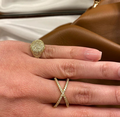 Anello Chevalier brillantini