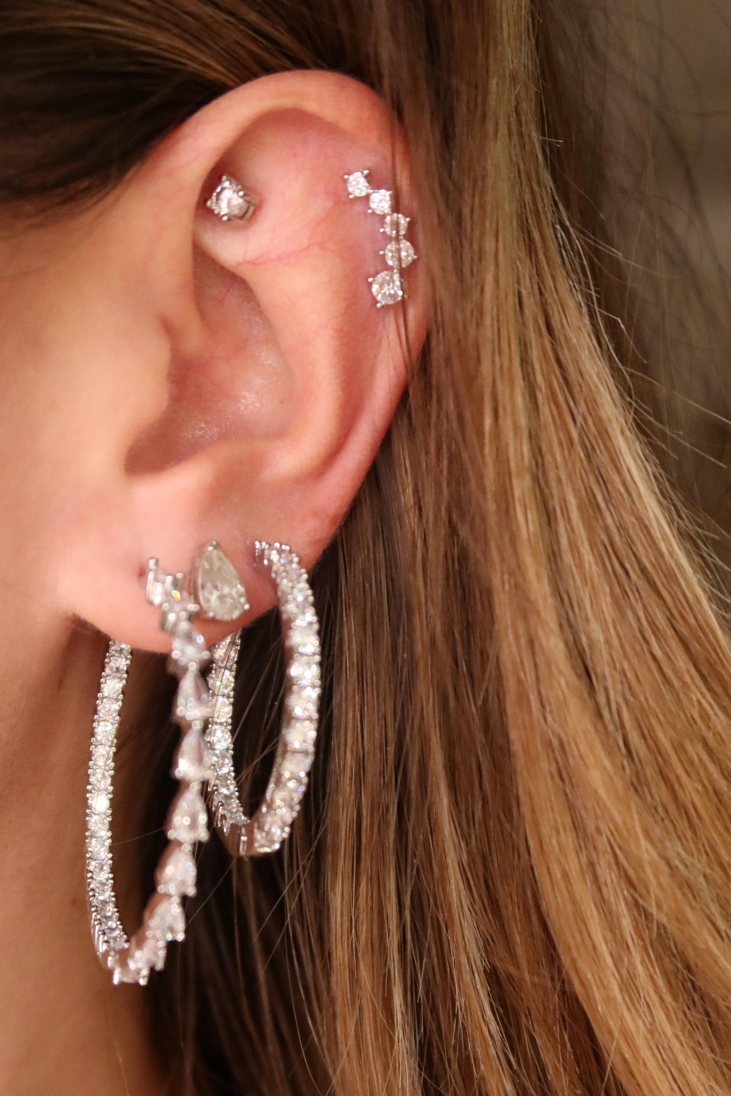 Orecchini Diamond Goccia Grandi