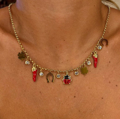 Collana charms porta fortuna COLOR