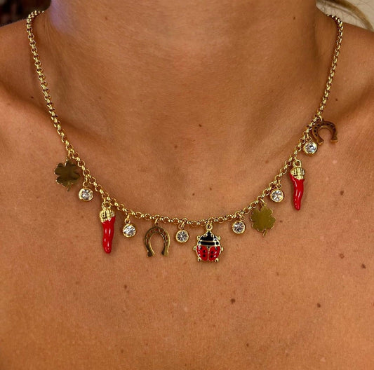 Collana charms porta fortuna COLOR