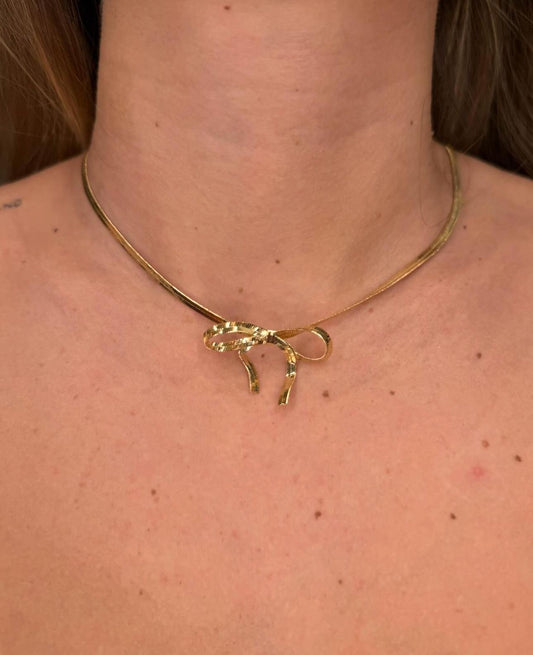 Collana snake fiocco