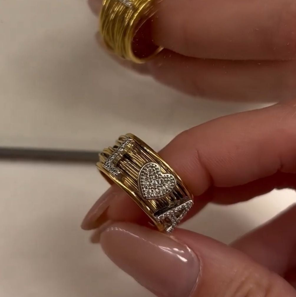 Anello filo della vita personalizzabile con misura