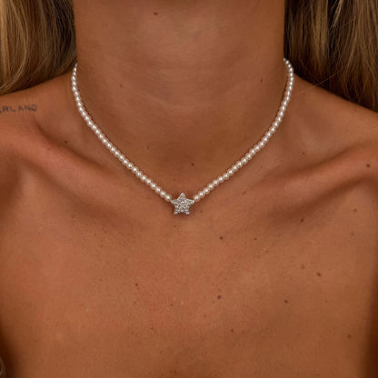 Chocker perle + stella