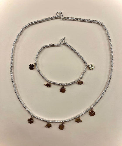 Bracciale ciondoli porta fortuna