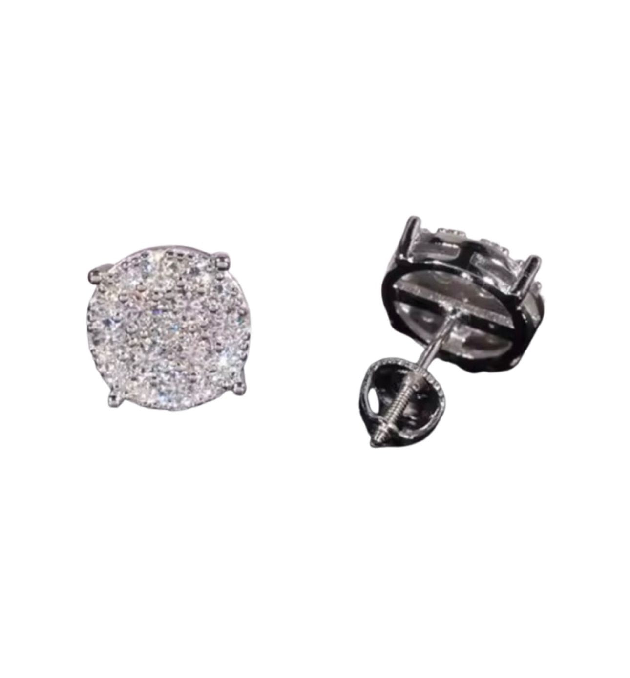 Orecchini a Grappolo in Moissanite
