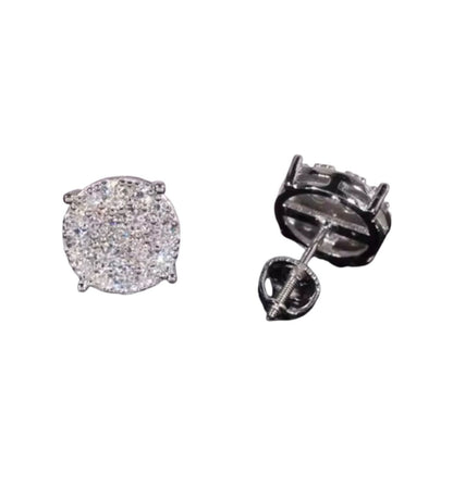 Orecchini a Grappolo in Moissanite