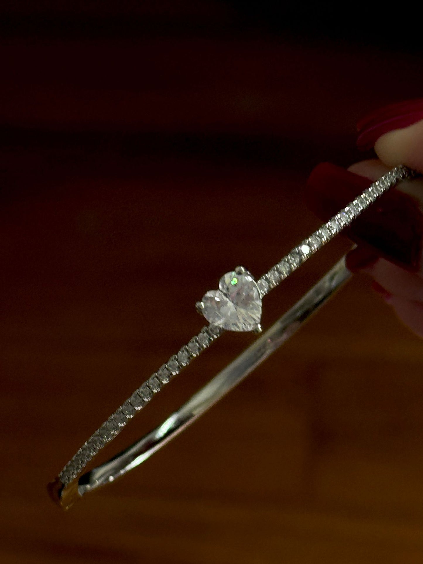Bracciale rigido Filodamore con brillantini