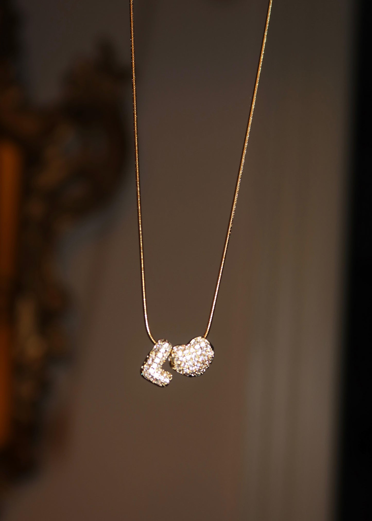 Collana Chocker mini lettere BUBBLE