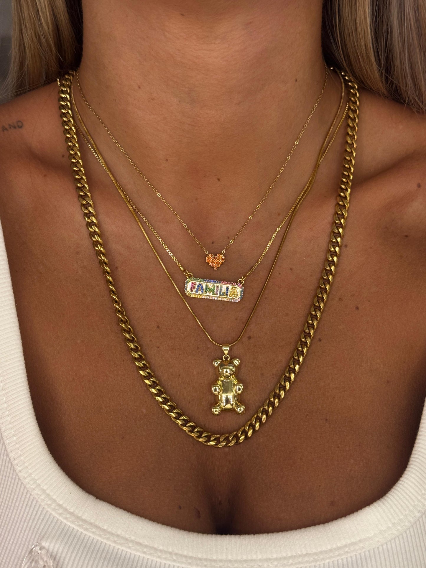 Collana targhetta “FAMILIA”