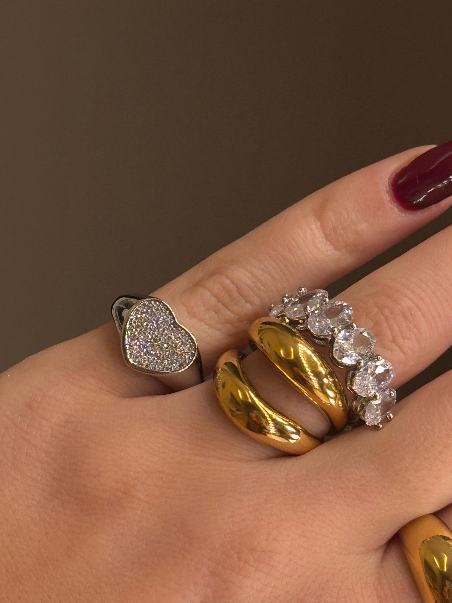 Anello BACIO due in uno