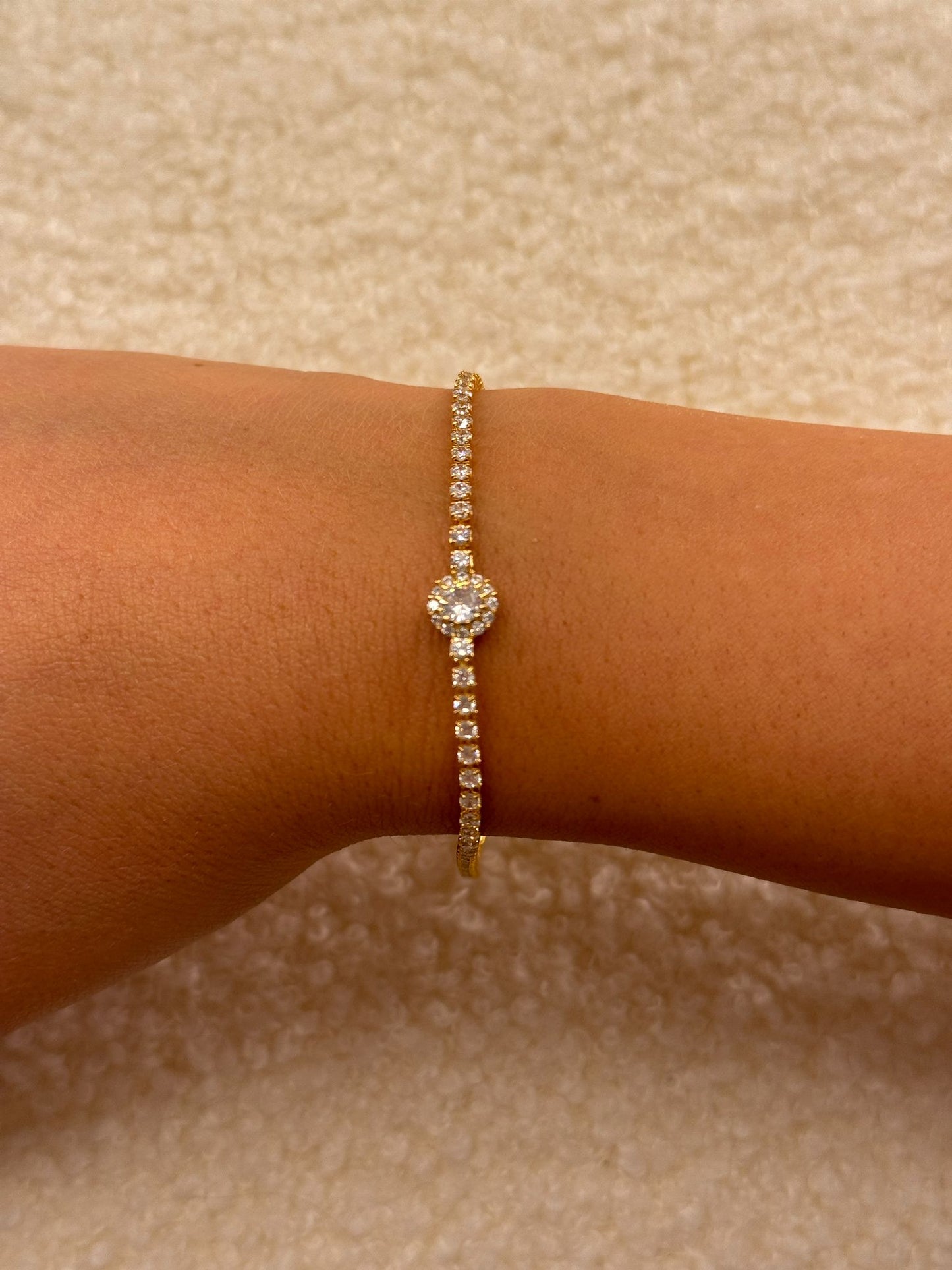 Bracciale tennis tondino