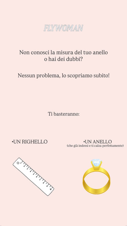 Anello STAR con lettera
