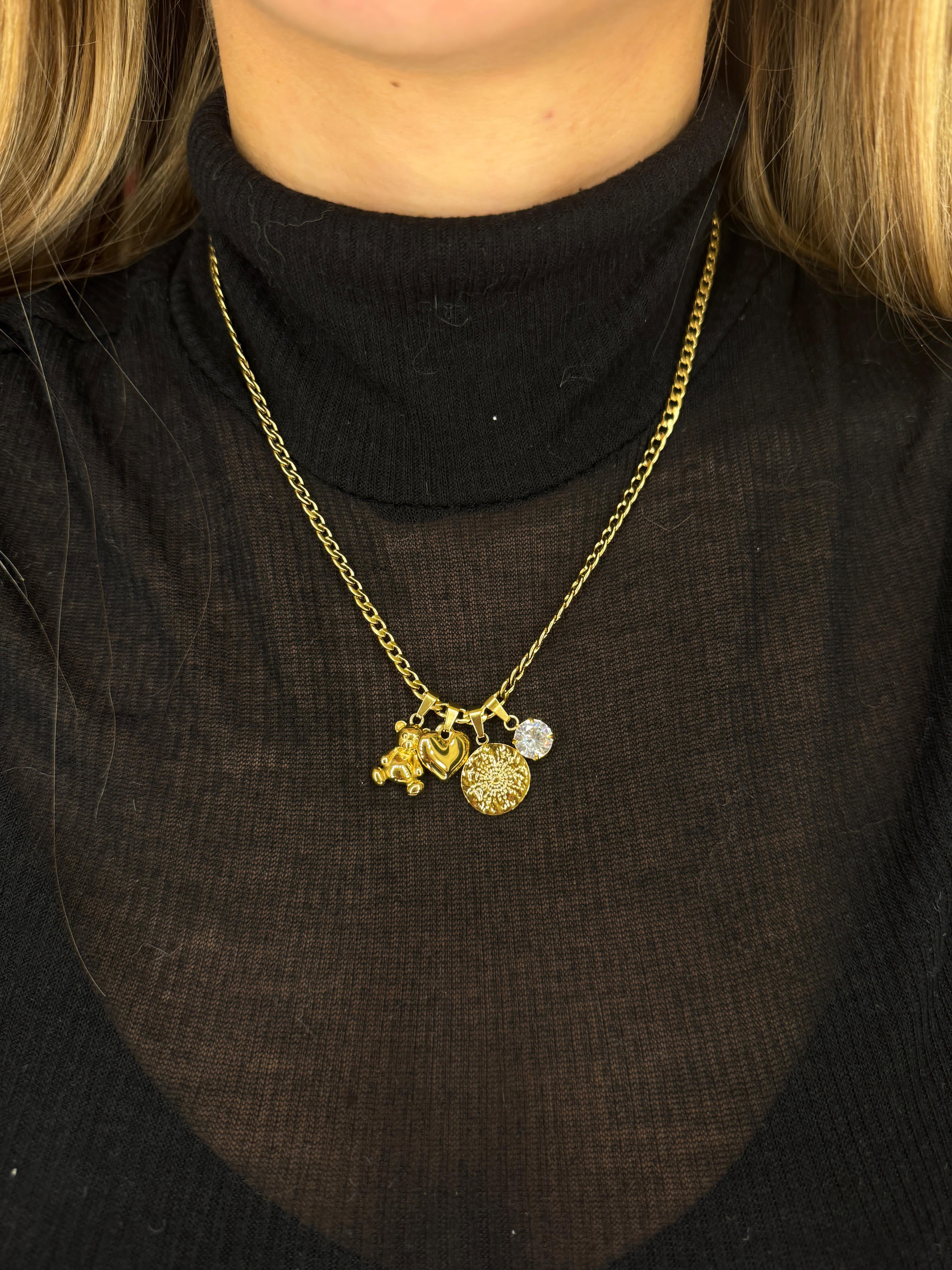 Collana groumette charms Teddy