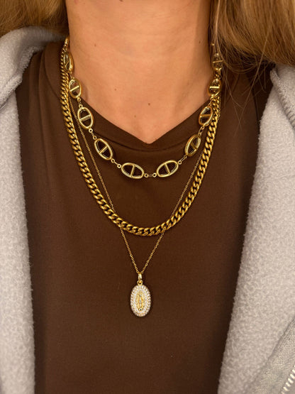 Collana maglia marina piccola