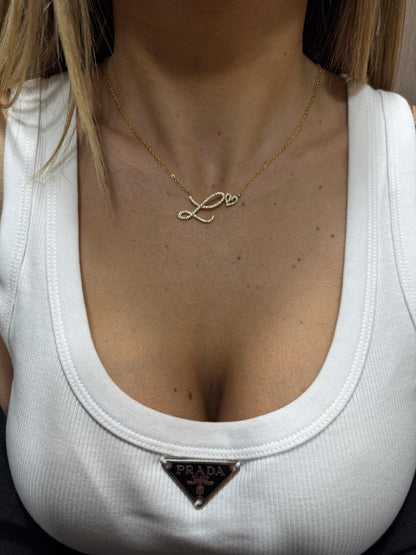 Collana iniziale Corsivo