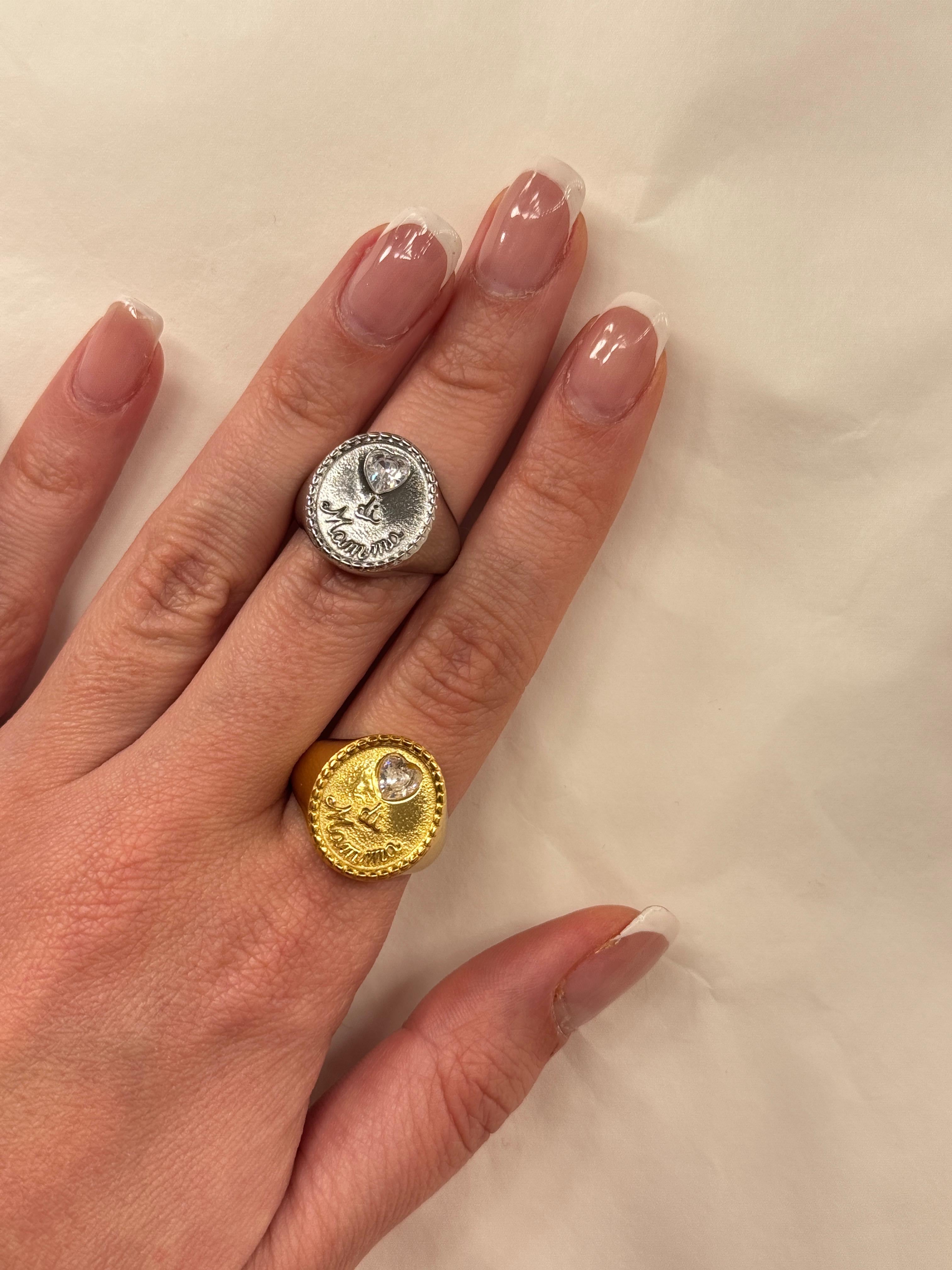 Anello Cuore di Mamma