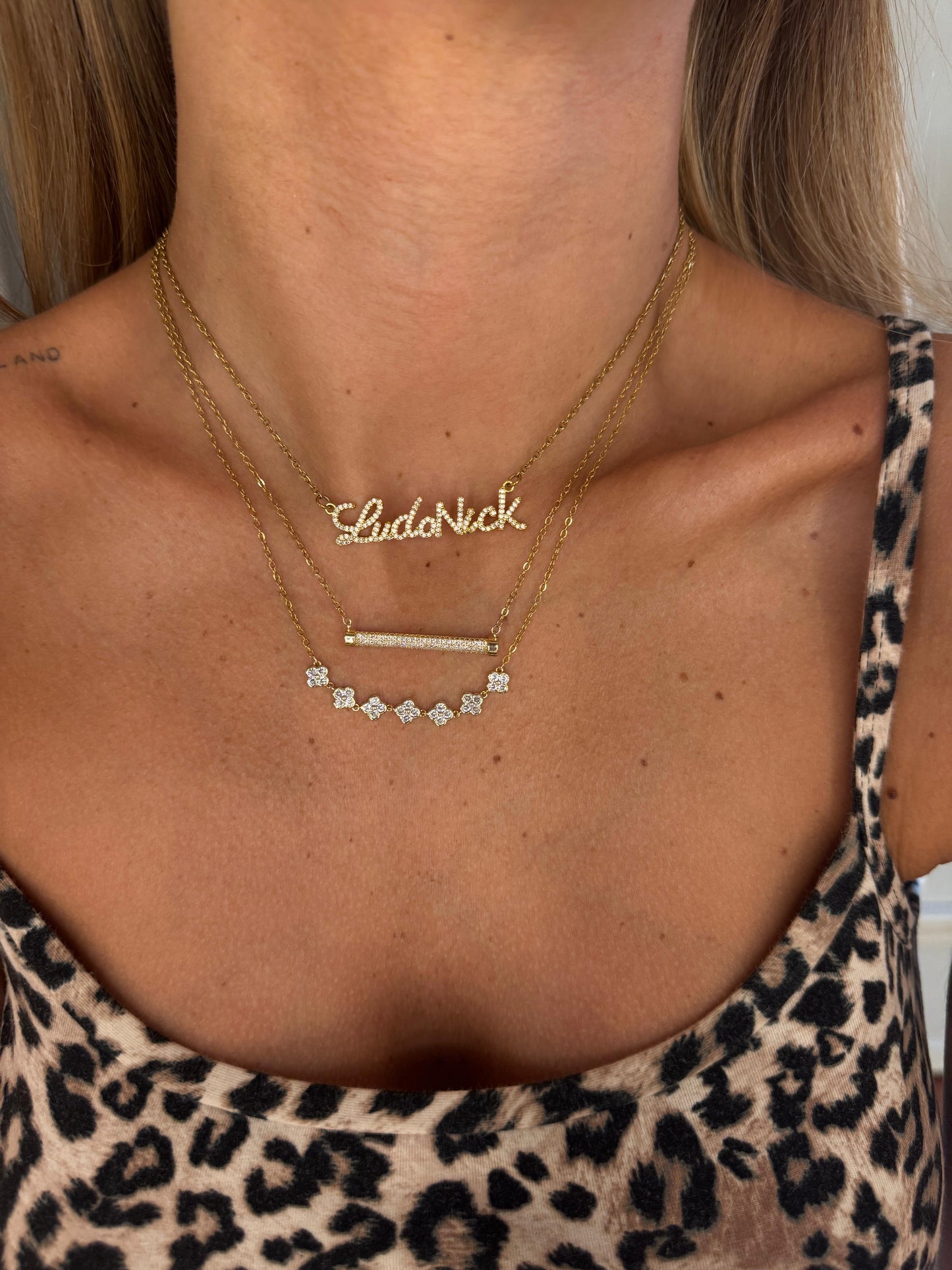 Collana Micro Fiori simil van cl**f