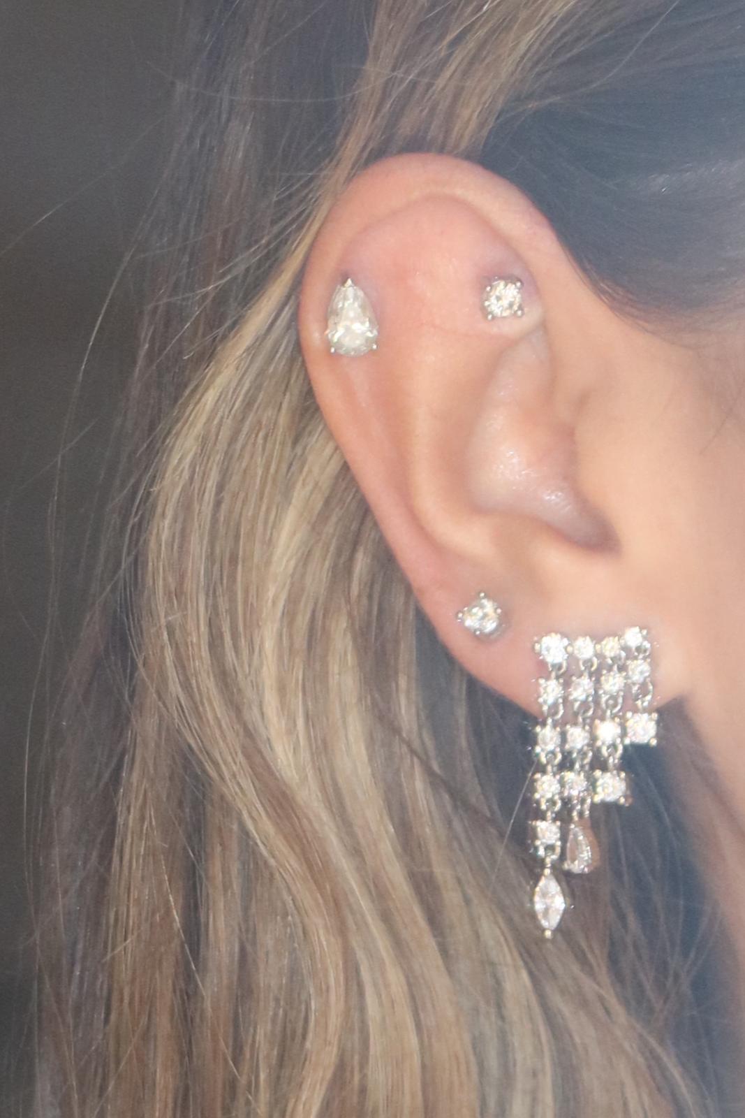 Orecchini multi Punti Luce pendenti