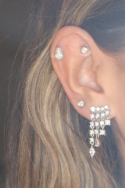 Orecchini multi Punti Luce pendenti