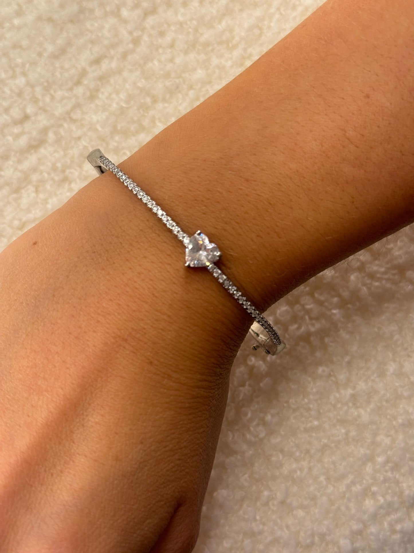 Bracciale rigido Filodamore con brillantini