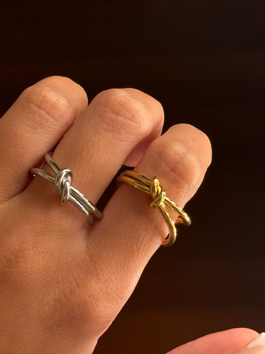 Anello nodo doppio