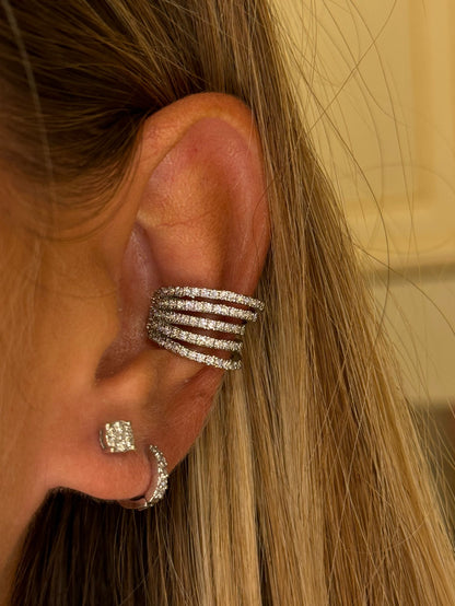 Earcuff cinque fasce tennis