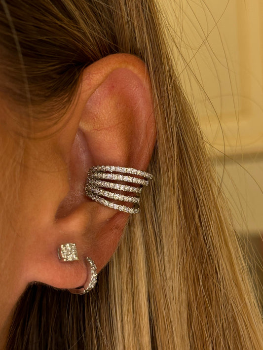 Earcuff cinque fasce tennis