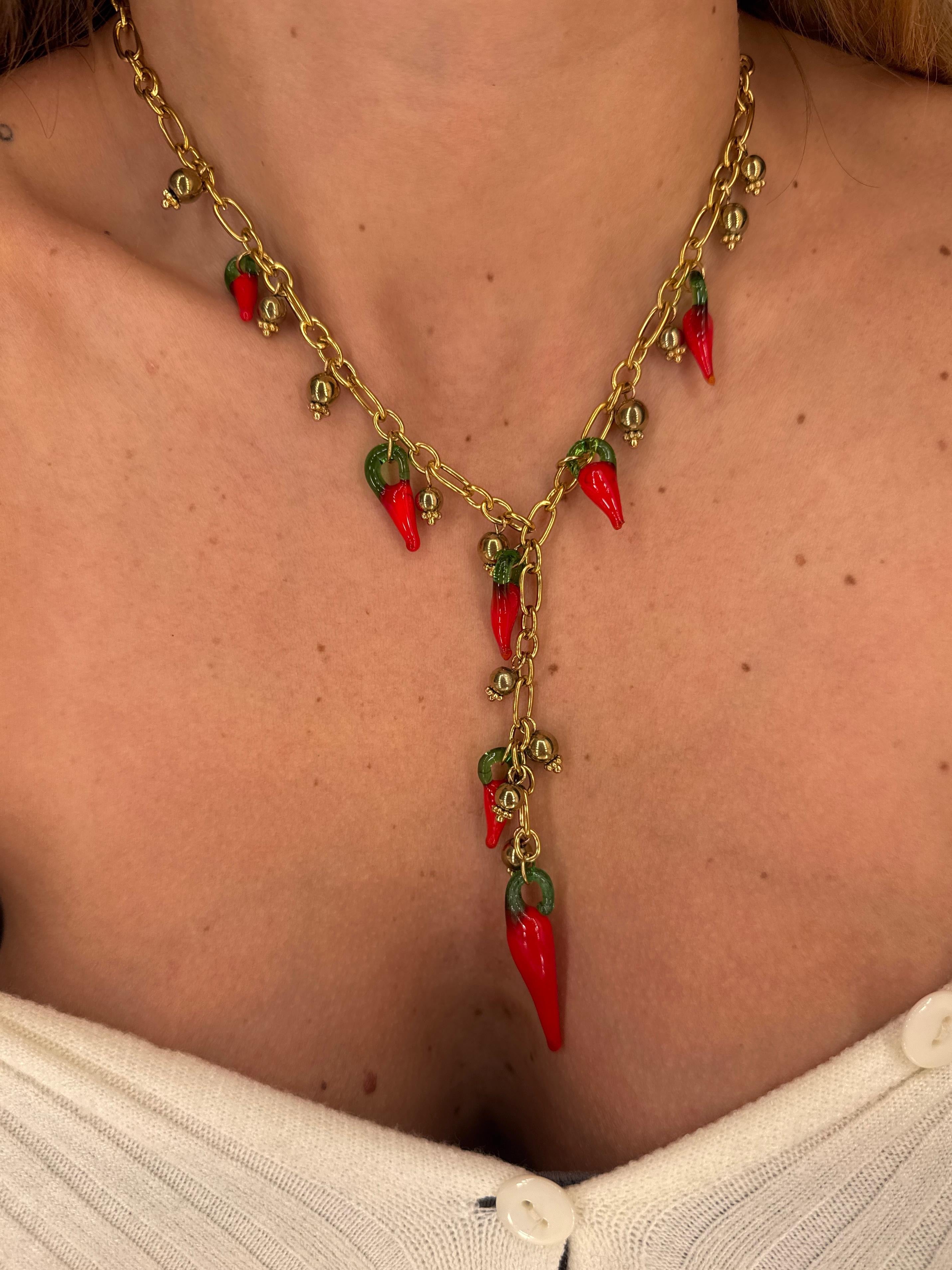 Collana Peperoncini di Napoli